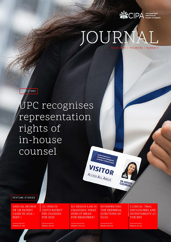 Journal Cover, March 2025